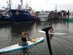 Starting to Stand Up Paddle Board in the bay!