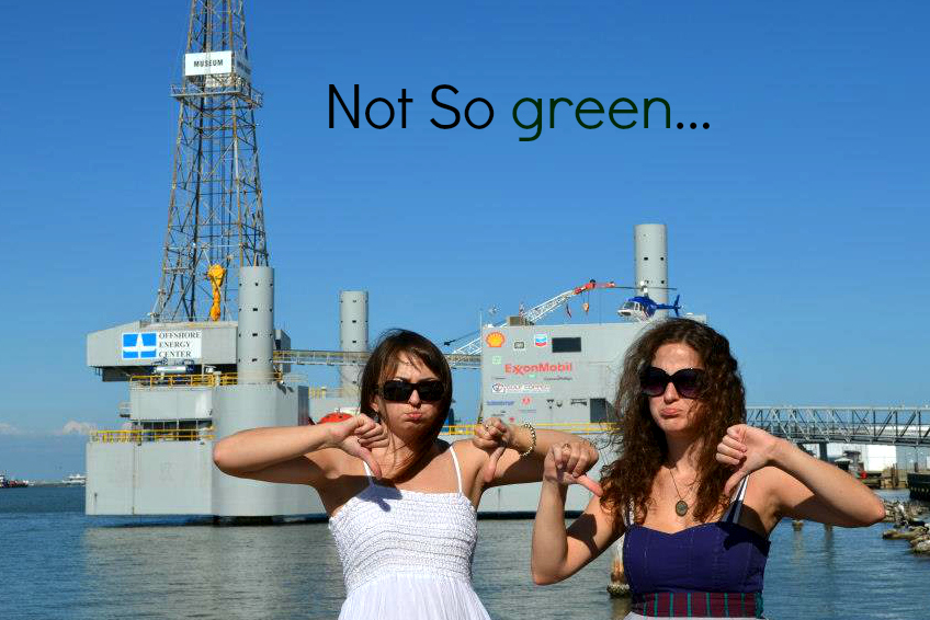not so green - Oil & Drill museum, Texas