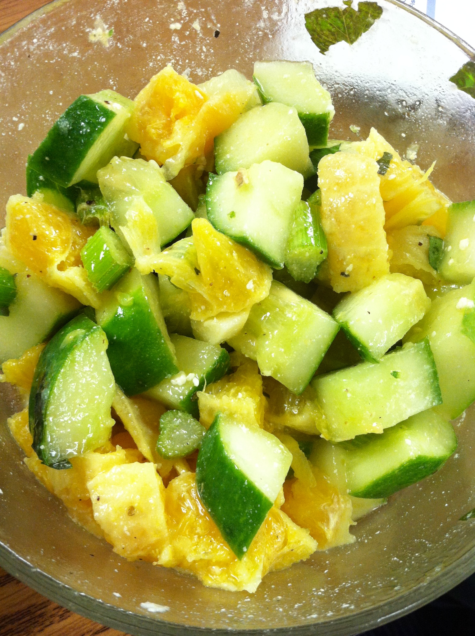 CSA Cucumber, Fennel & Mint Salad Recipe Green Philly