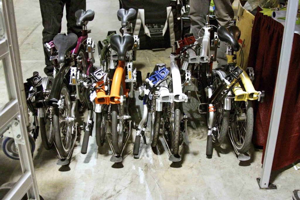 foldable bikes at the Philly Bike Expo
