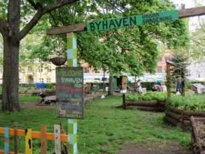 Copenhagen versus Philly: Green City, Community Garden