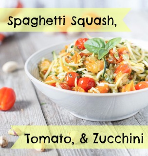 Roasted Spaghetti Squash, Tomato & Zucchini Recipe