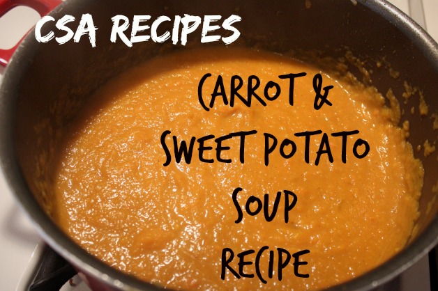 The Most Delicious Carrot & Sweet Potato Soup