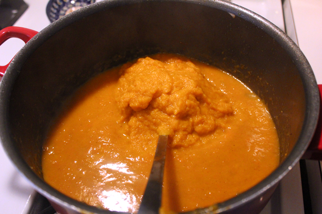 carrot & sweet potato soup