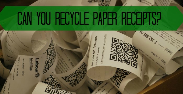Can you recycle paper receipts? WCI Weds