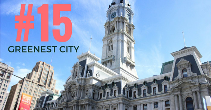 Philly is #15th Greenest City in USA