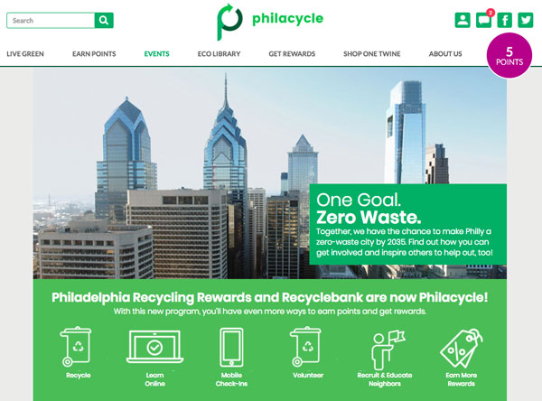 Philacycle website screenshot