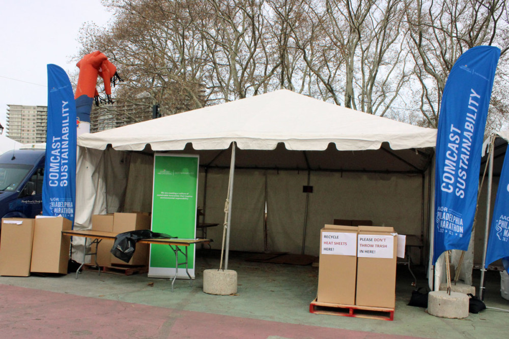 Comcast Sustainability tent