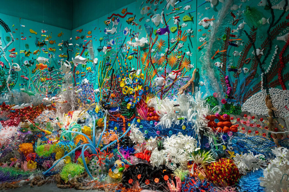“Plastic Reef” uses art as trash to help us reconsider our plastic